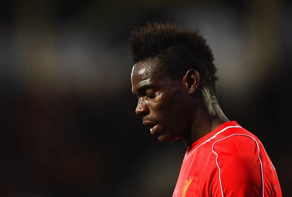HULL, ENGLAND - APRIL 28: Mario Balotelli of Liverpool looks on during the Barclays Premier League match between Hull City and Liverpool at KC Stadium on April 28, 2015 in Hull, England. (Photo by Laurence Griffiths/Getty Images)