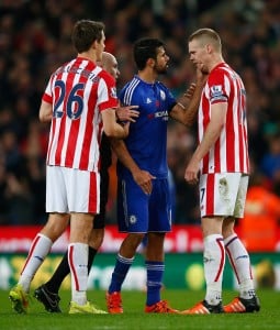 Costa vs Shawcross (fota fra GettyImages)