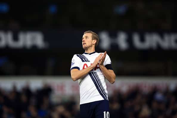 Harry Kane ærgrer sig efter en chance mod West Ham i weekenden. (Getty Images)