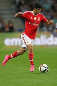 PORTO, PORTUGAL - SEPTEMBER 20: Benfica's forward Goncalo Guedes during the match between FC Porto and SL Benfica for the Portuguese Primeira Liga at Estadio do Dragao on September 20, 2015 in Porto, Portugal. (Photo by Carlos Rodrigues/Getty Images)