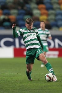 LISBON, PORTUGAL - JANUARY 18: Sporting's midfielder Ryan Gauld during the Primeira Liga match between Sporting CP and Rio Ave at Estadio Jose Alvalade on January 18, 2015 in Lisbon, Portugal. (Photo by Carlos Rodrigues/Getty Images)