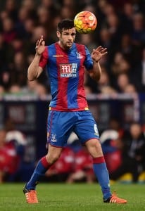 LONDON, ENGLAND - OCTOBER 31: Scott Dann of Crystal Palace in action during the Barclays Premier League match between Crystal Palace and Manchester United at Selhurst Park on October 31, in London, England. (Photo by Alex Broadway/Getty Images)