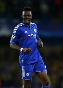 LONDON, ENGLAND - SEPTEMBER 16: Bertrand Traore of Chelsea during the UEFA Champions League match between Chelsea and Maccabi Tel-Aviv at Stamford Bridge on September 16, 2015 in London, United Kingdom. (Photo by Catherine Ivill - AMA/Getty Images)