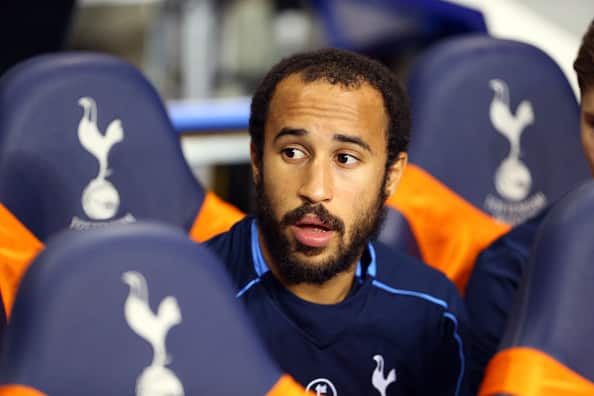 LONDON, ENGLAND - NOVEMBER 02:  Andros Townsend of Tottenham Hotspur sits on the bench before the Barclays Premier League match between Tottenham Hotspur and Aston Villa at White Hart Lane on November 2, 2015 in London, England.  (Photo by Catherine Ivill - AMA/Getty Images)