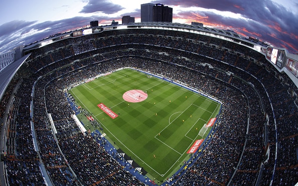 MADRID, SPAIN - NOVEMBER 21: A general view before the La Liga match between Real Madrid CF and FC Barcelona at Estadio Santiago Bernabeu on November 21, 2015 in Madrid, Spain. (Photo by Angel Martinez/Real Madrid via Getty Images)
