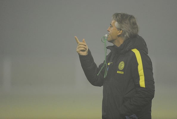 Italienske Mancini - har ifølge ham selv - styr på situationen i Inter. [Getty Images]