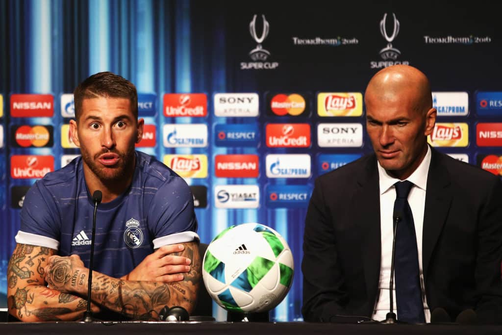 Medie: Zidane ringede til Ramos som noget af det første